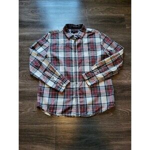 21 Men by Forever21, Regular Fit, Men's Long Sleeve Flannel Shirt, Size Large